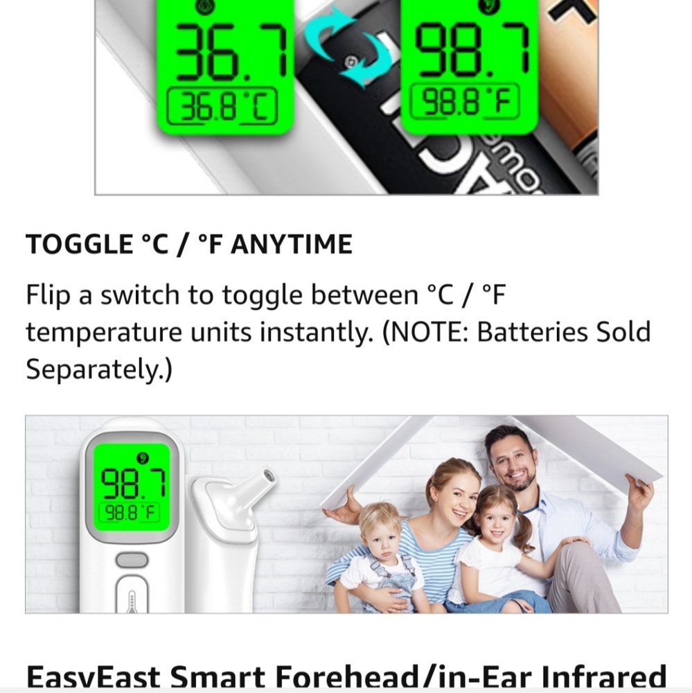 📢SALETODAY18$🏷3in1 Smart infared,Thermometer - Picture 15 of 15